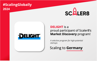 DELIGHT is selected as a proud of Scaler8's Market Discovery program.